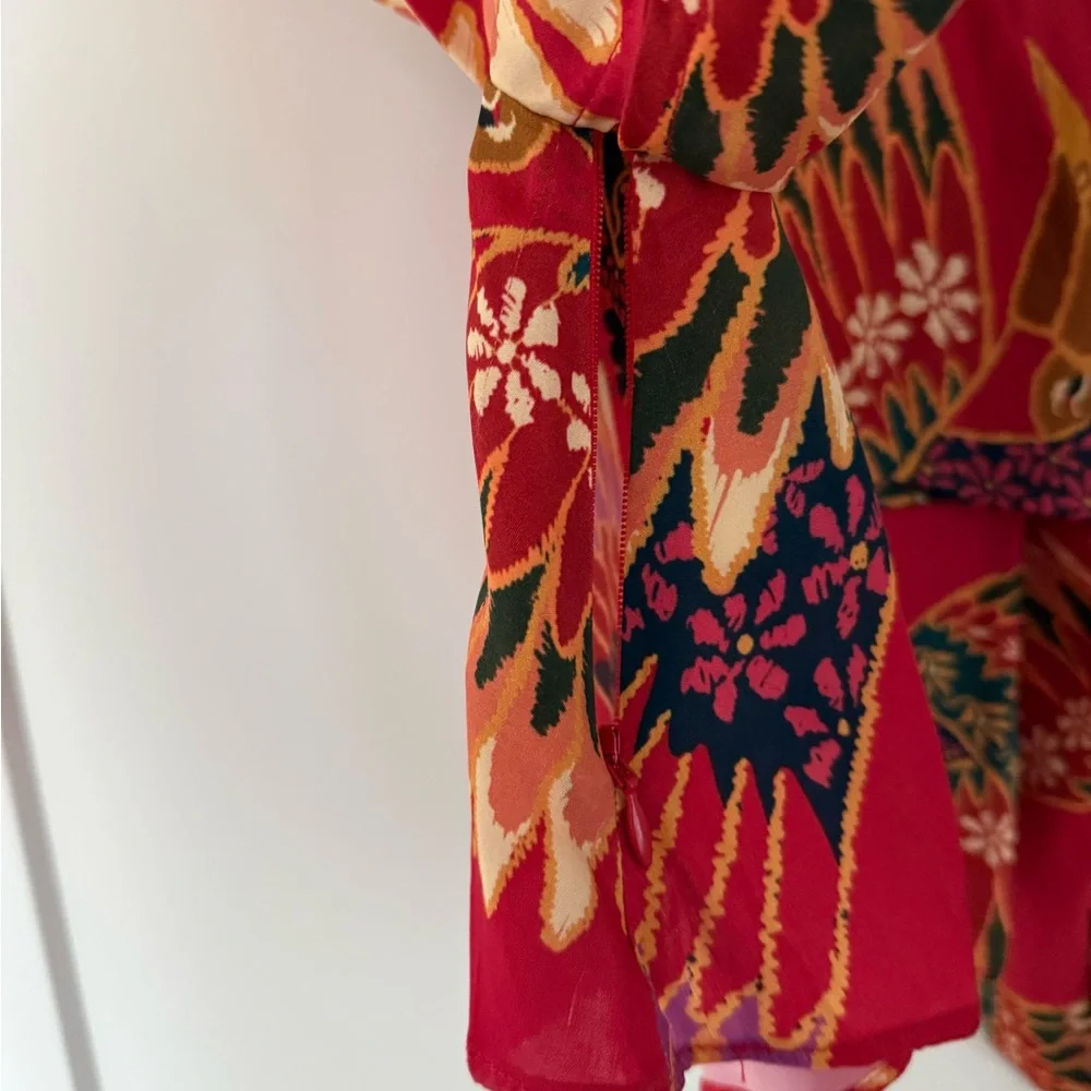 Farm Rio Red Blouse - Picture 5 of 8